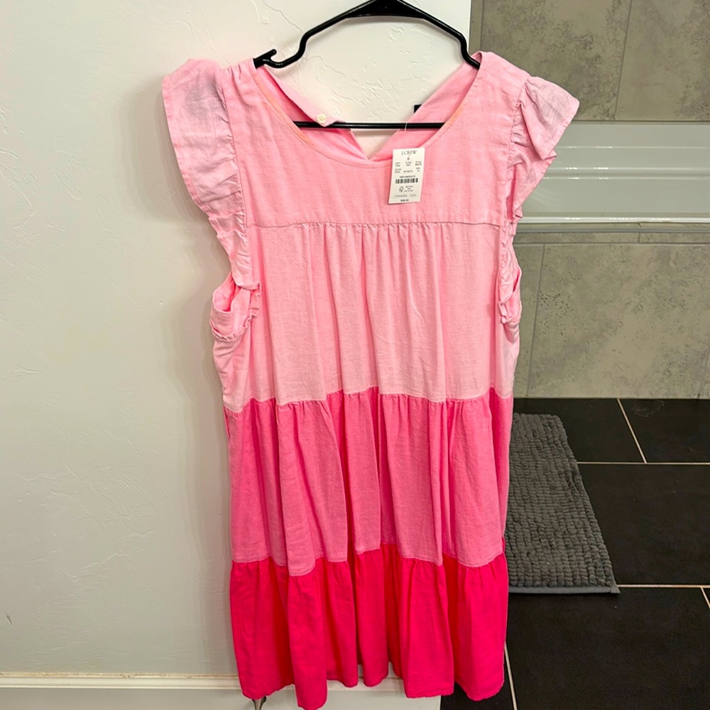 J crew pink dress